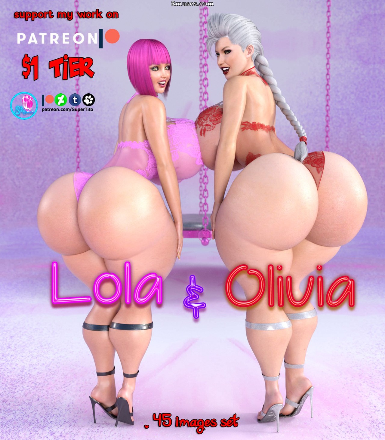 SuperTito Comics - Lola & Olívia hipnótica - Página 1