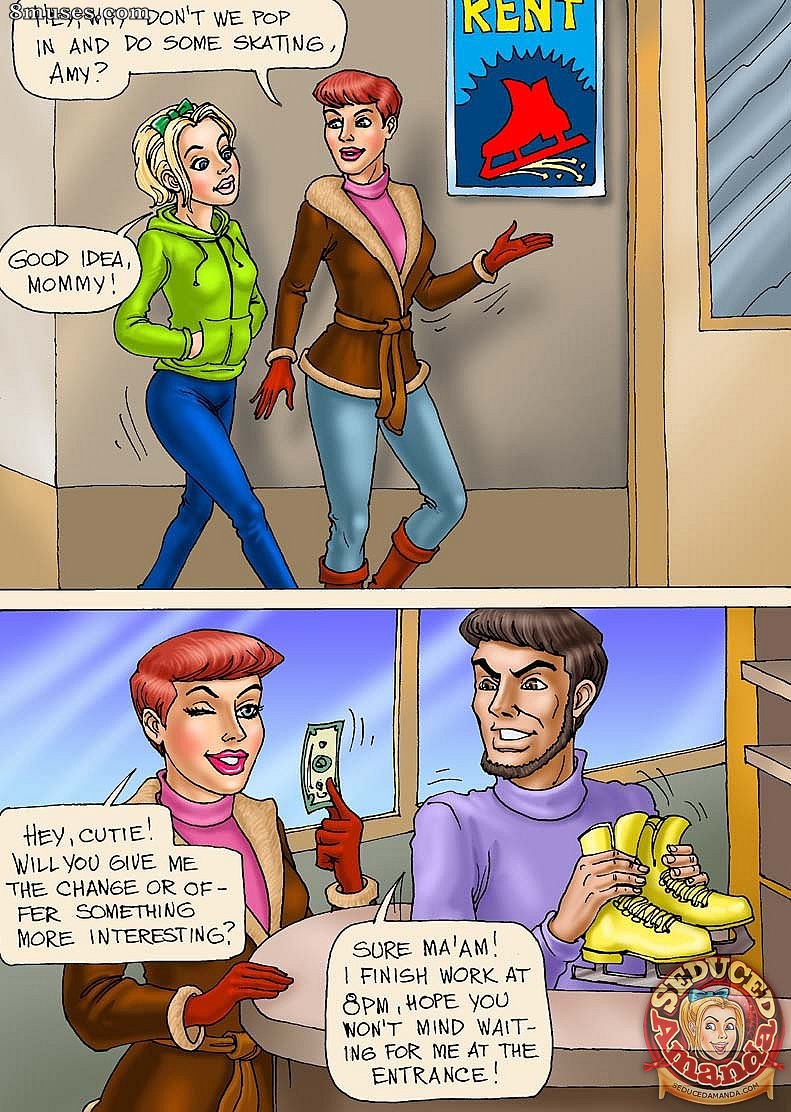 Seduced Amanda Comics - Sexy Skateting - Page 1