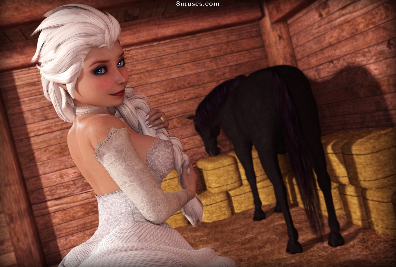 Rasmus-The Owl - Elsa with horse - Page 1