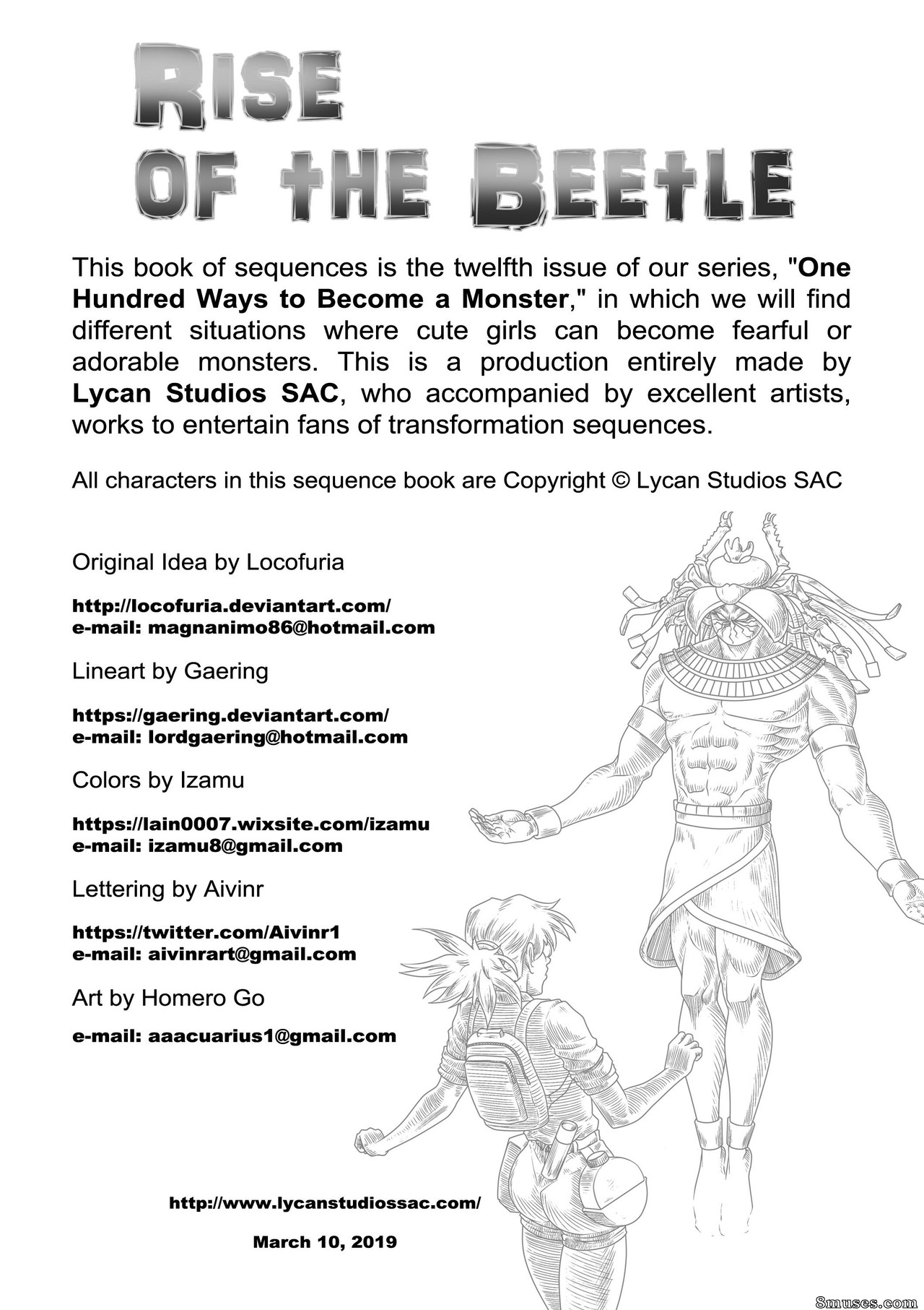 Locofuria Comics - 100 Ways to Become a Monster 12 - Rise of the Beetle - Page 3