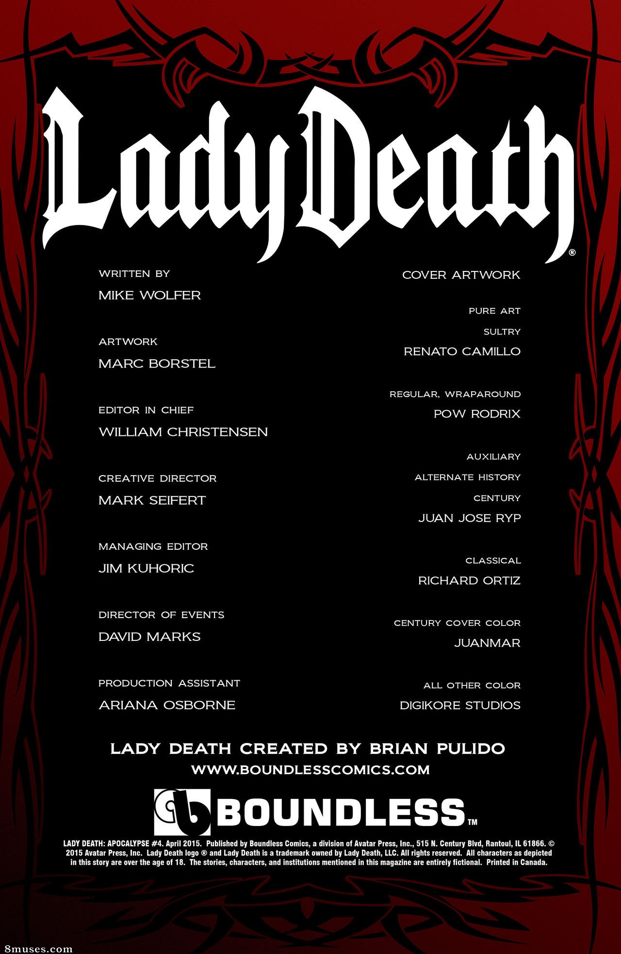 Lady Muerte - Apocalipsis - Número 4 - Página 2