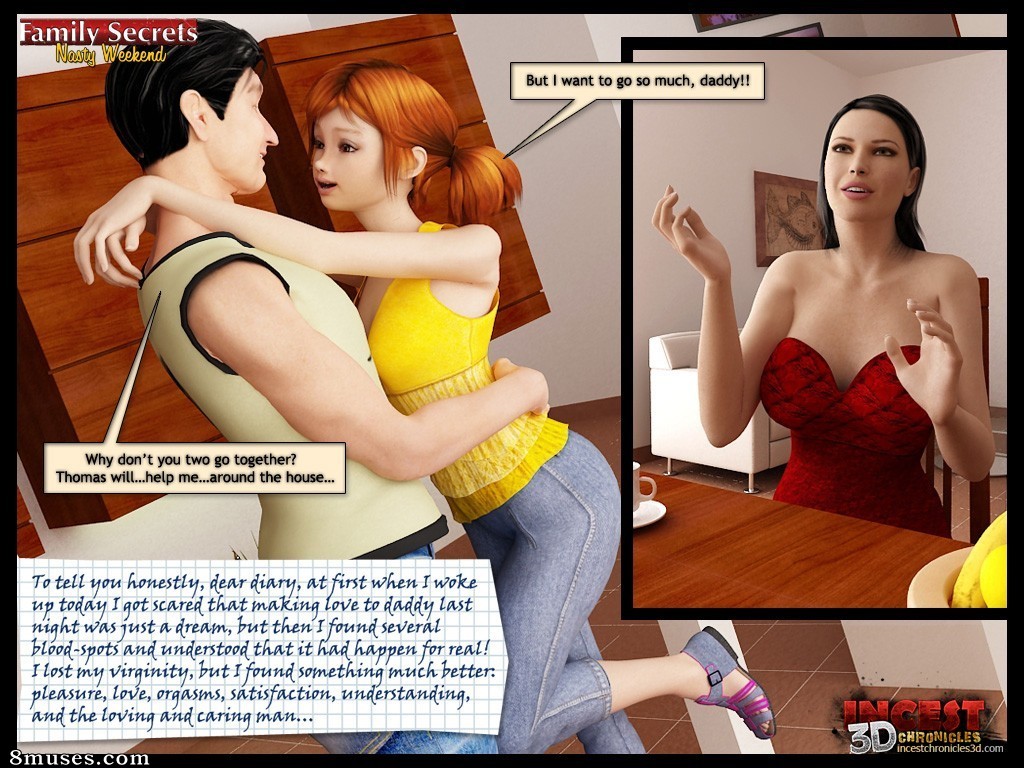 IncestChronicles3D Comics - Segredos familiares. Fim de semana sujo - Página 18