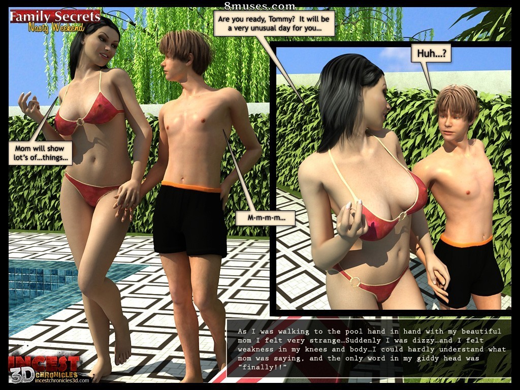 IncestChronicles3D Comics - Segredos familiares. Fim de semana sujo - Página 45