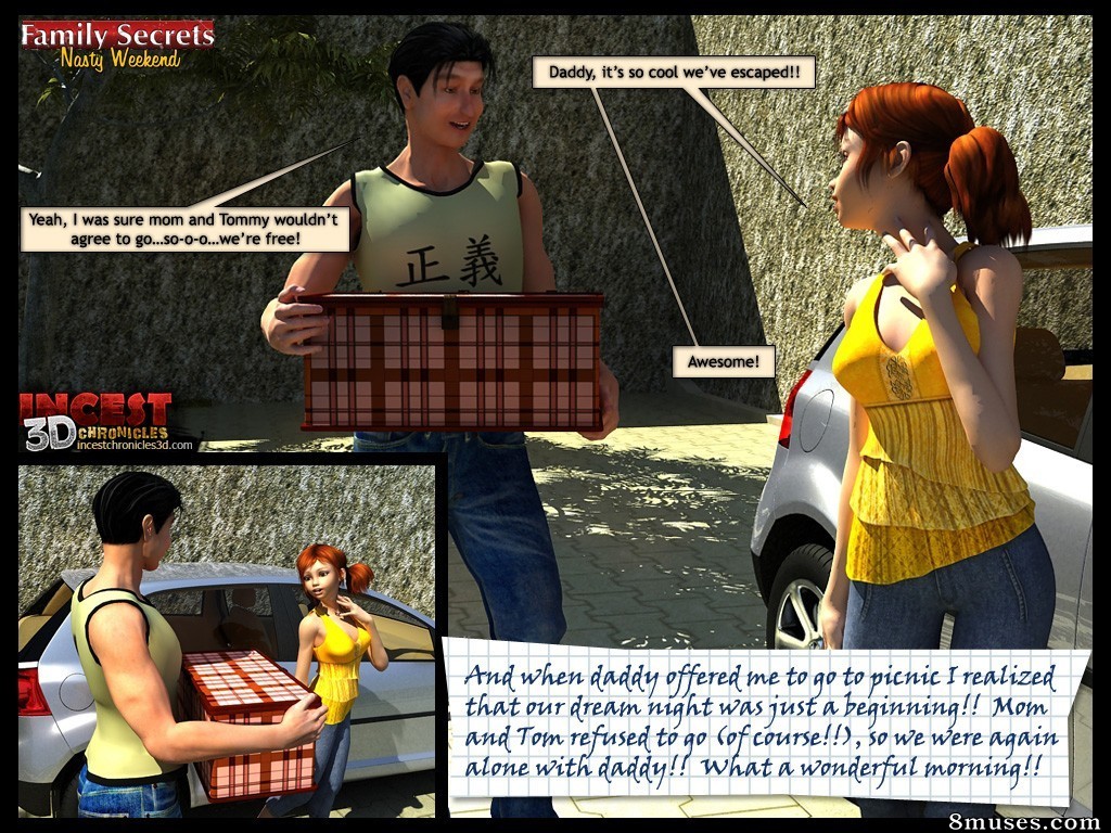 IncestChronicles3D Comics - Segredos familiares. Fim de semana sujo - Página 20