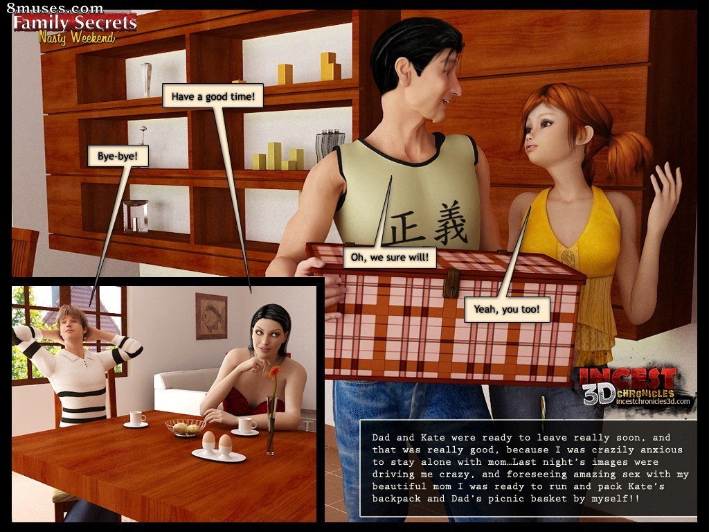 IncestChronicles3D Comics - Segredos familiares. Fim de semana sujo - Página 19