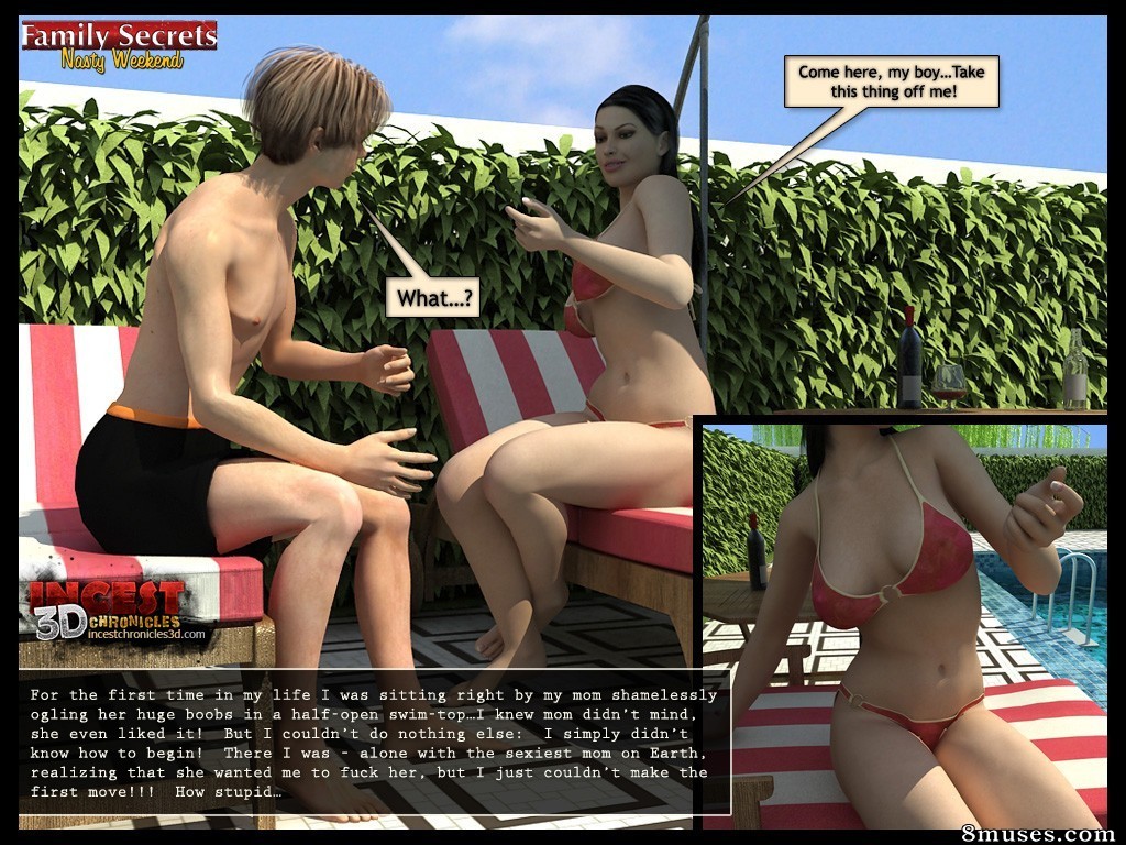 IncestChronicles3D Comics - Segredos familiares. Fim de semana sujo - Página 46