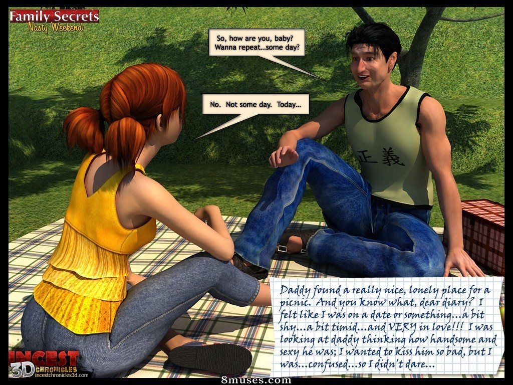 IncestChronicles3D Comics - Secretos familiares. Fin de semana sucio - Página 22