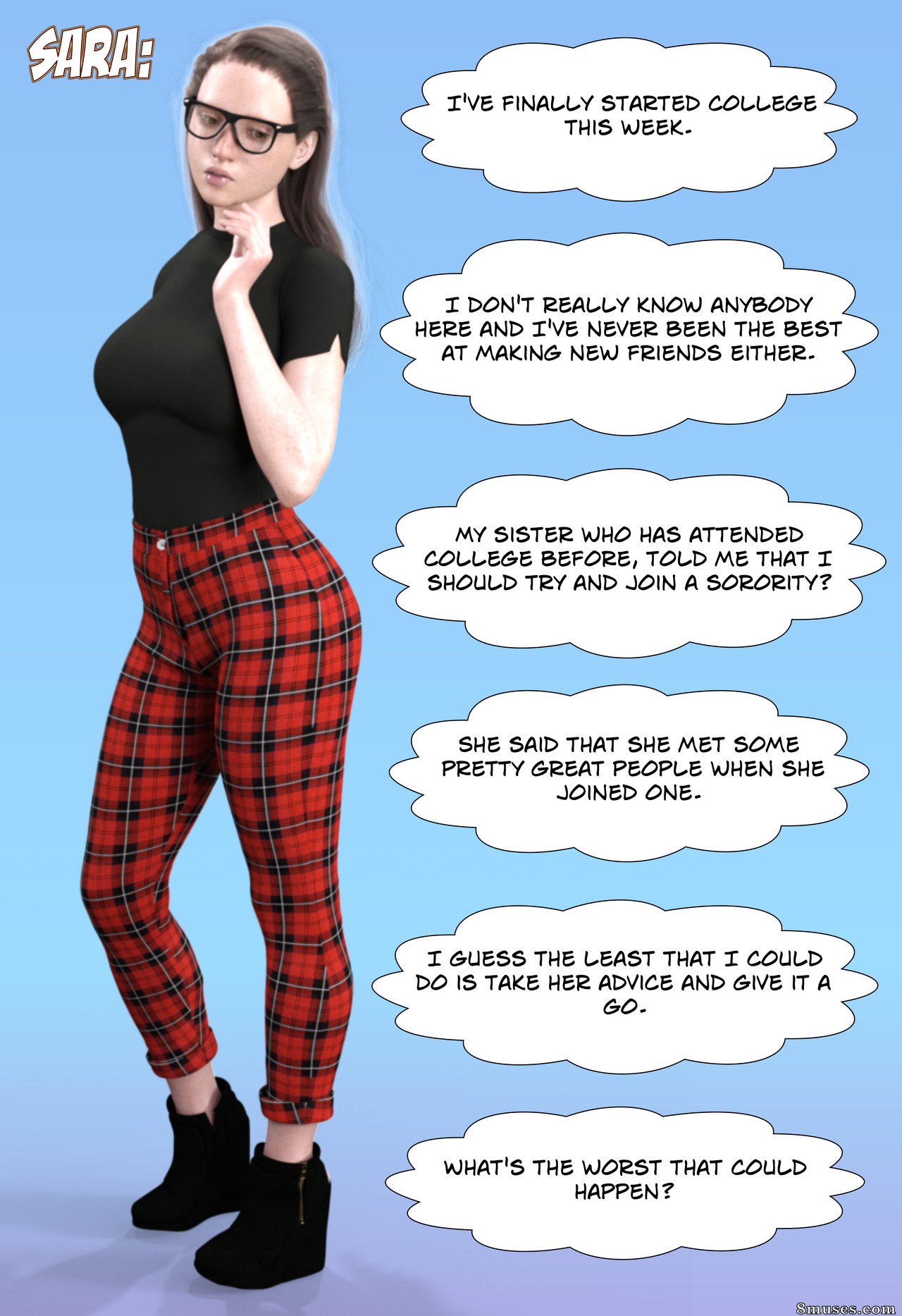 Commissions - Sorority Sara - Page 1