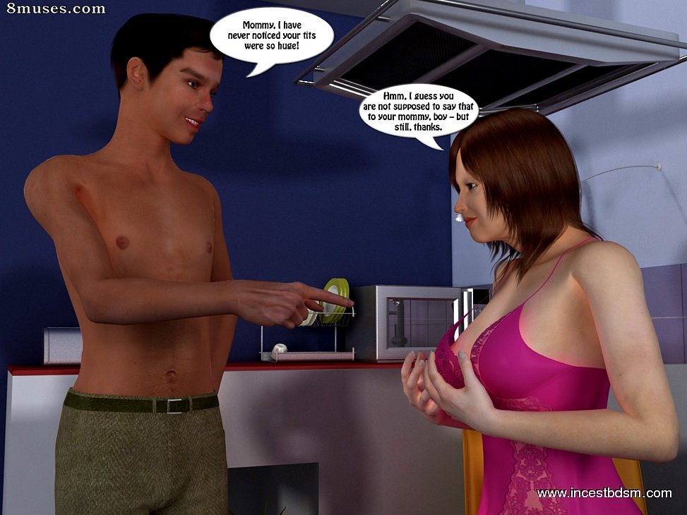 IncestBDSM.com Comics - Chico aprende a controlar sus deseos - Página 4