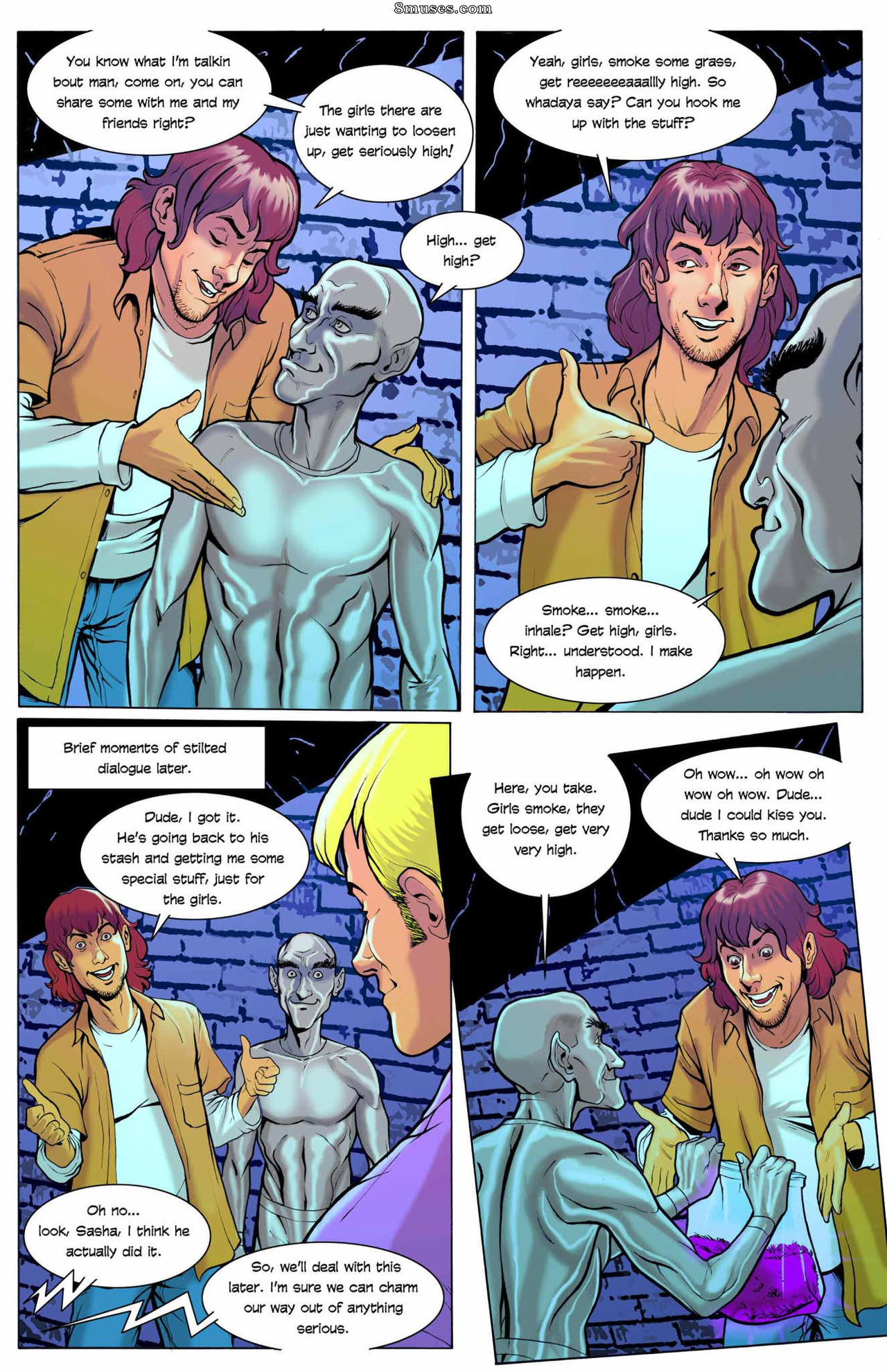 Giantess Club Comics - S'enivrer - Page 9