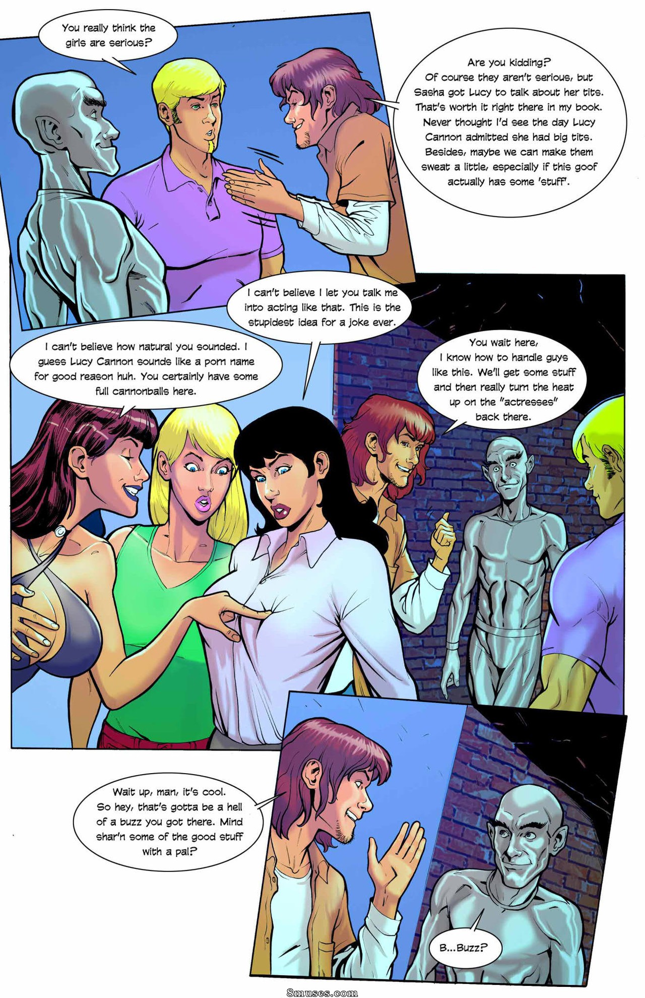 Giantess Club Comics - S'enivrer - Page 8