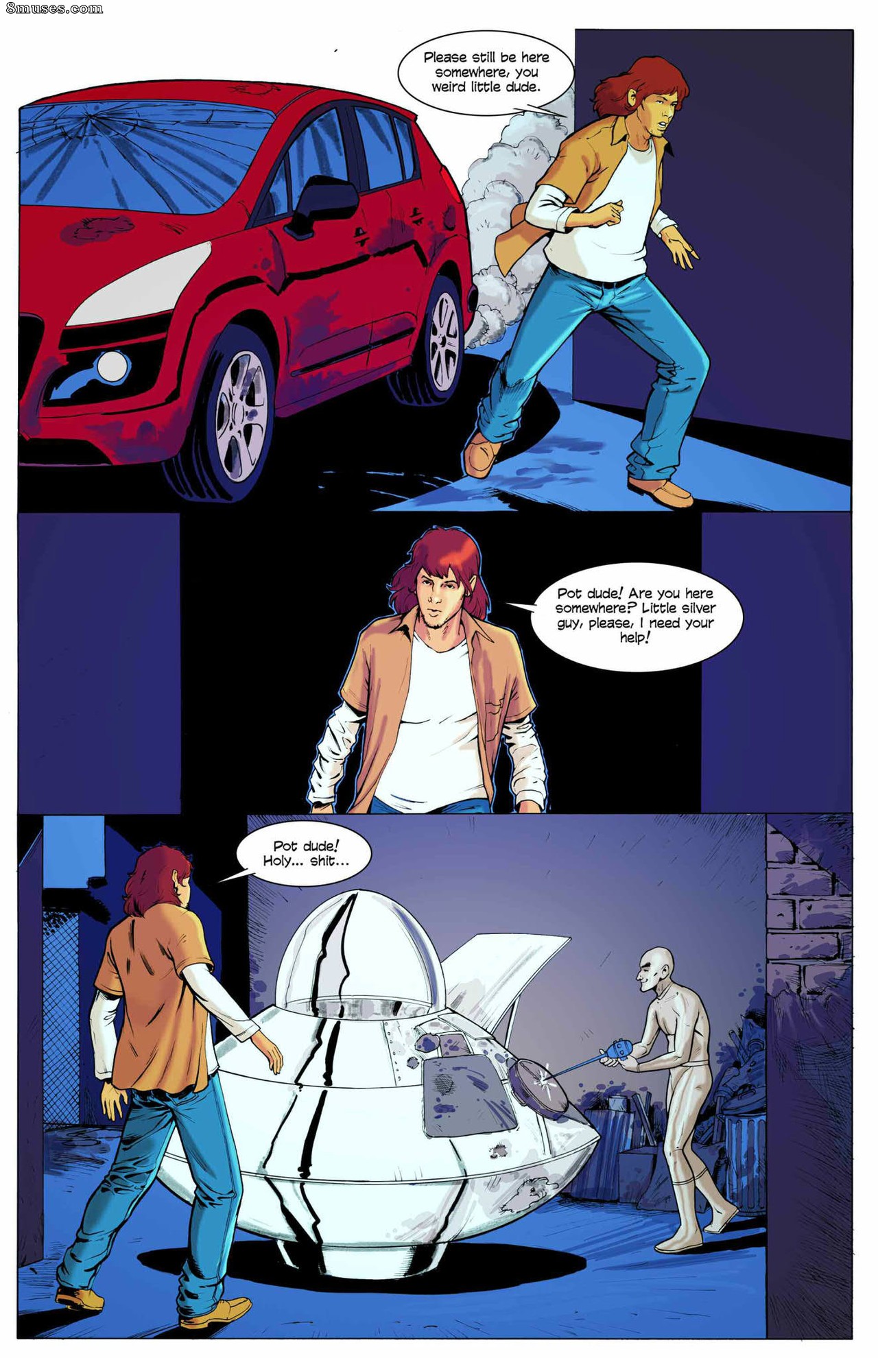 Giantess Club Comics - Ficando alto - Página 21