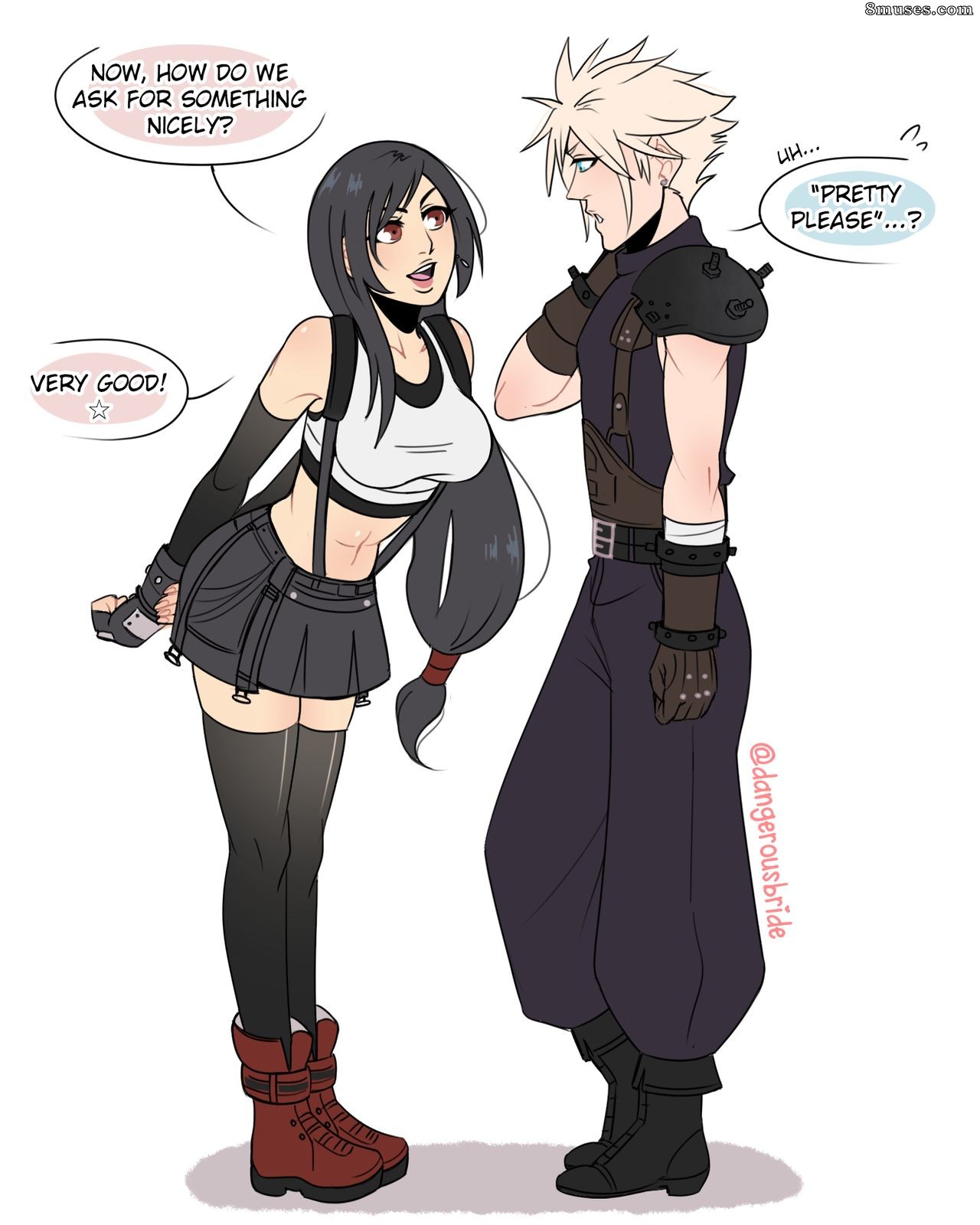 Dangerous Bride - Teaching him how to be nice (Final Fantasy VII) - Page 5