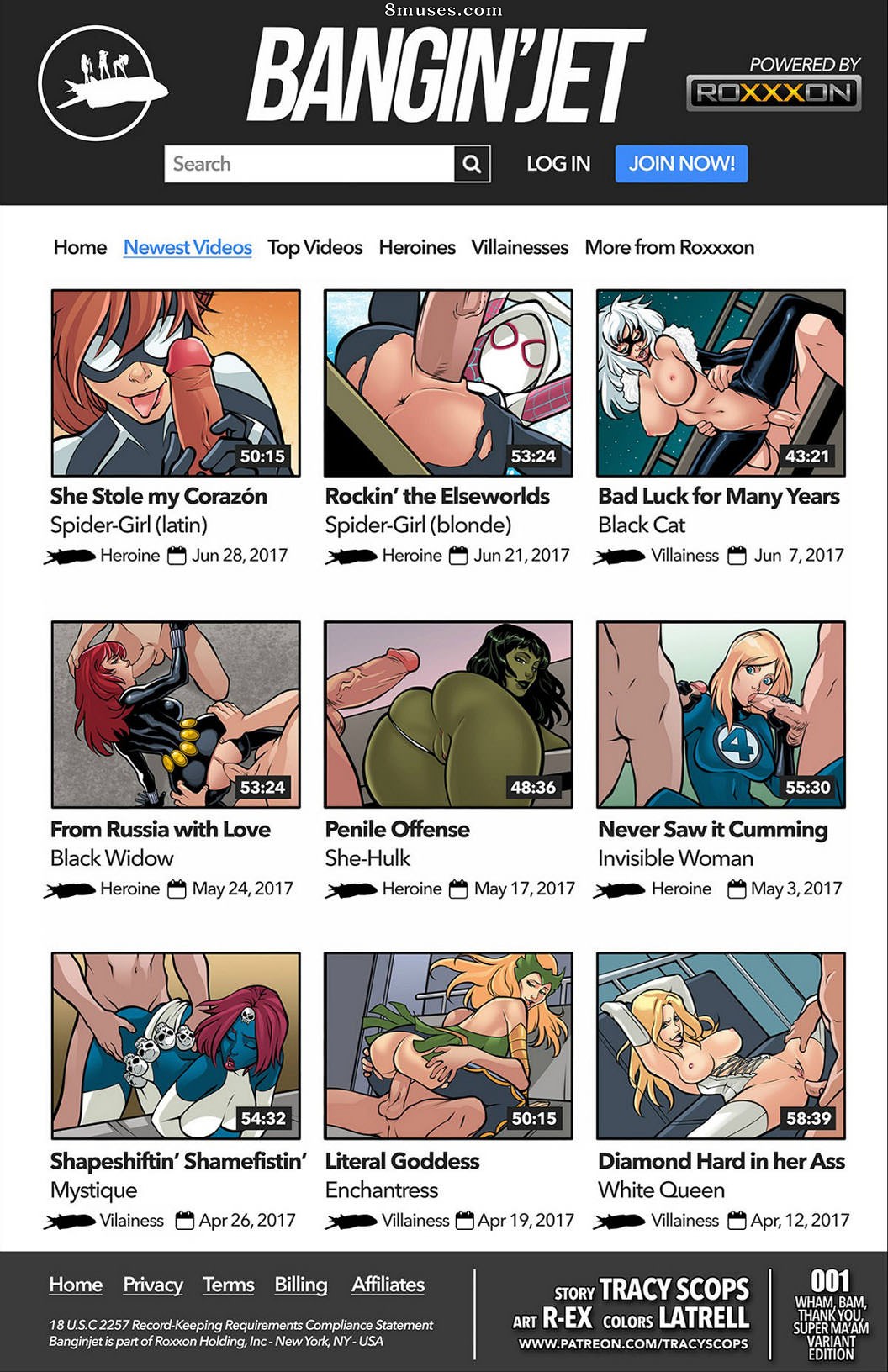 Tracy Scops Comics - Avião que transa - Página 1