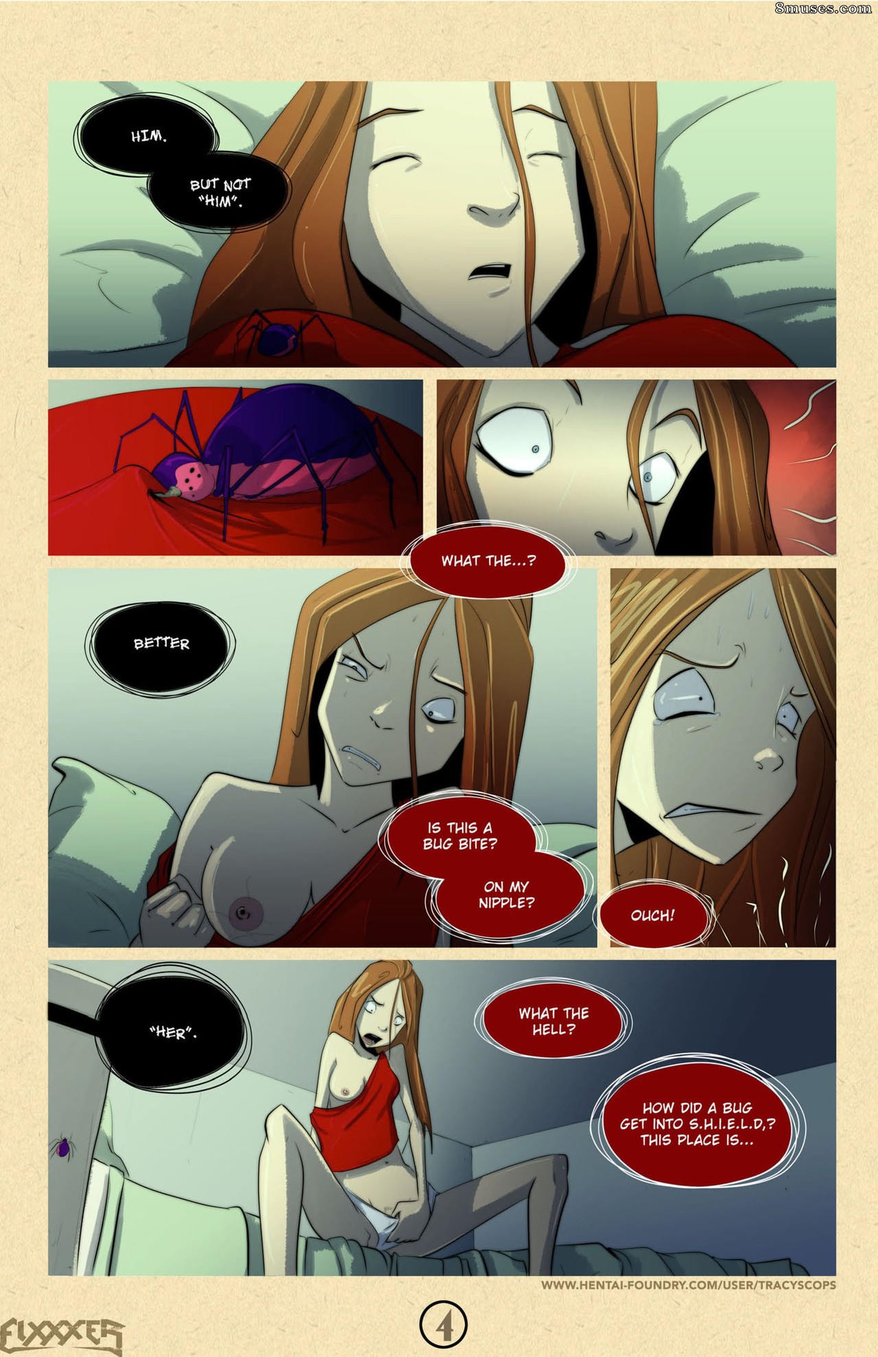 Tracy Scops Comics - The Violation of the Spider Women - Page 6