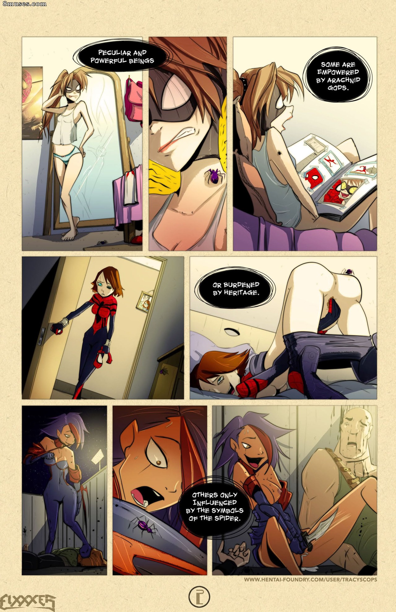 Tracy Scops Comics - The Violation of the Spider Women - Page 4