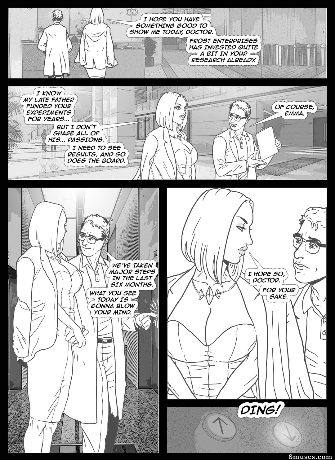 Pegasus Comics - Emma Frost vs. The Brain Worms - Page 3