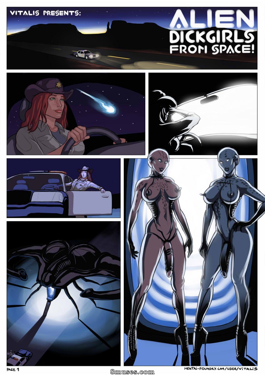 Vitalis - Alien Dickgirls From Space - Page 1