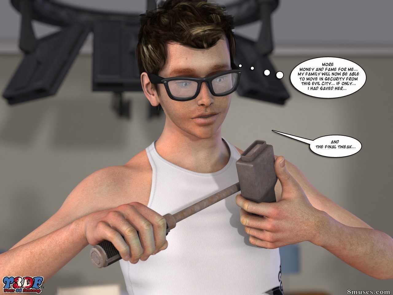 Y3DF - Your3DFantasy.com Comics - Dios en la máquina - Página 4
