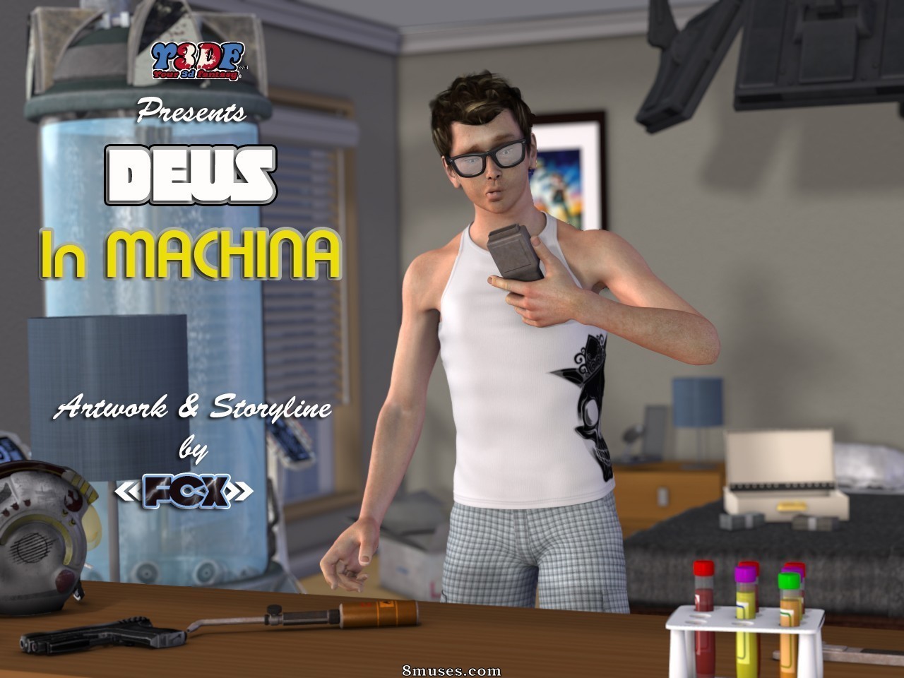 Y3DF - Your3DFantasy.com Comics - Deus in Machina - Page 1