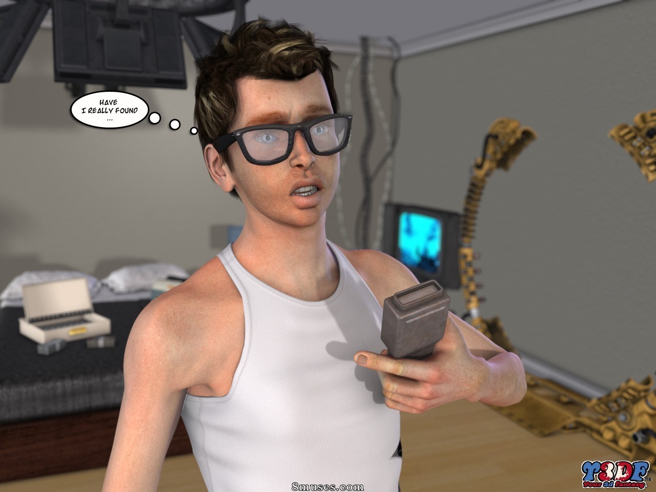 Y3DF - Your3DFantasy.com Comics - Deus na máquina - Página 2