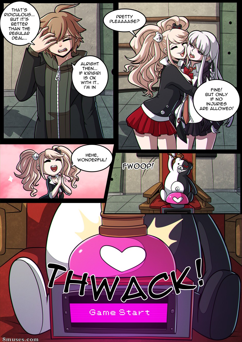Kinkymation Comics - Jogo de desespero de Junko - Página 8