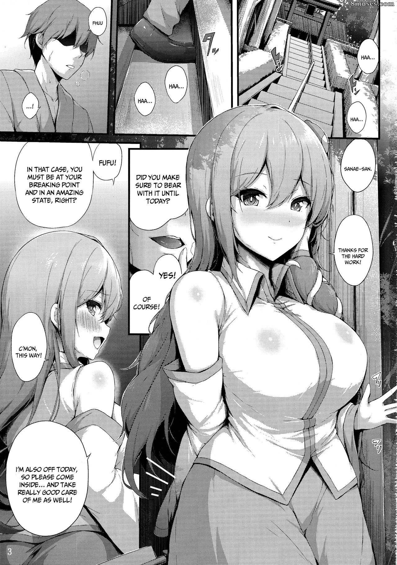 Yukiusagi - Sanae-san to Ichinichi Gohoushi - Sanae-san's First Of The Week Service - Page 2
