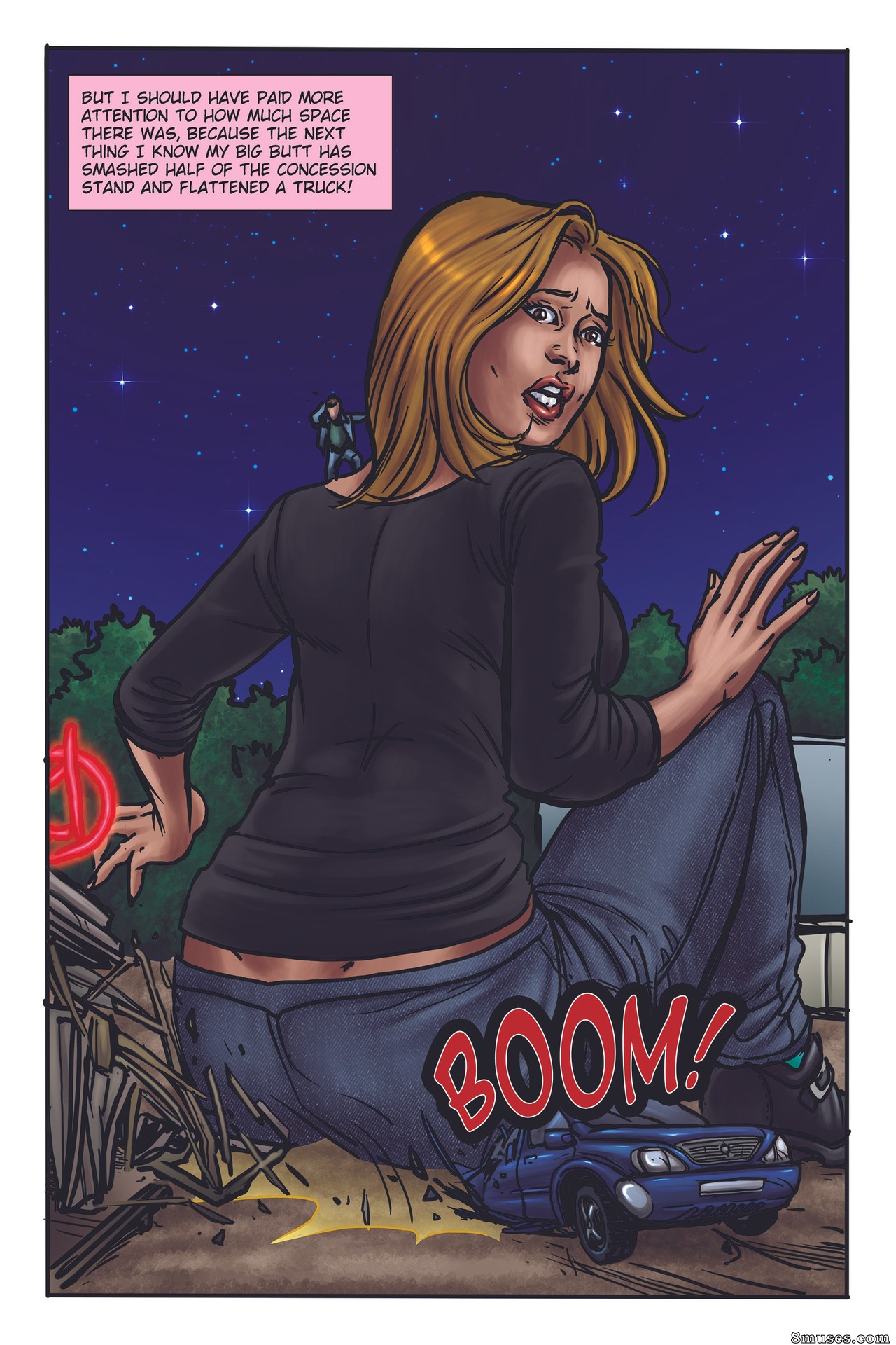 Giantess Fan Comics - Diário de uma namorada gigante - Página 9