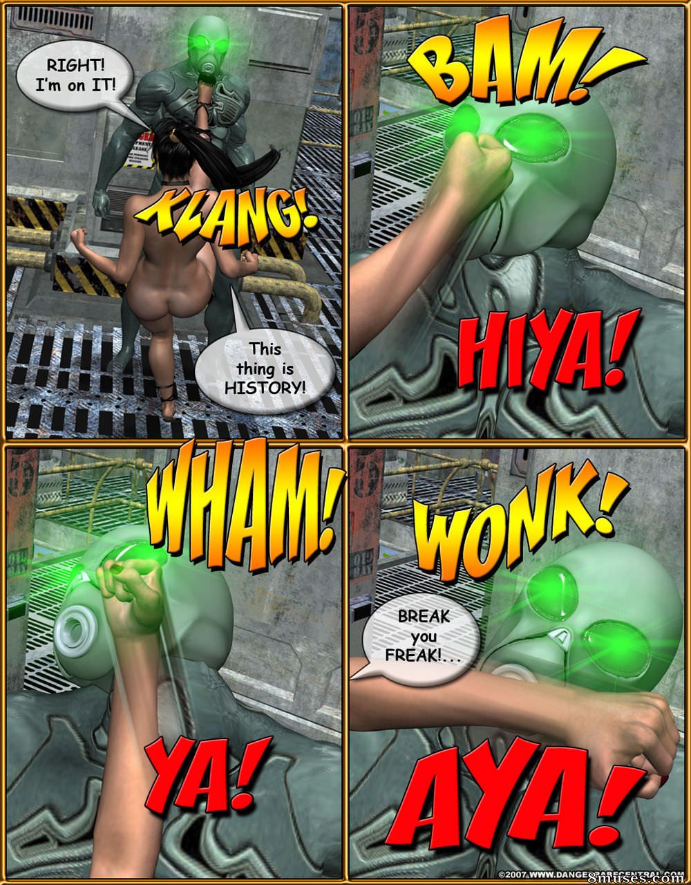 3D - Kim Li - Prisoner of the Plastoids - Page 134