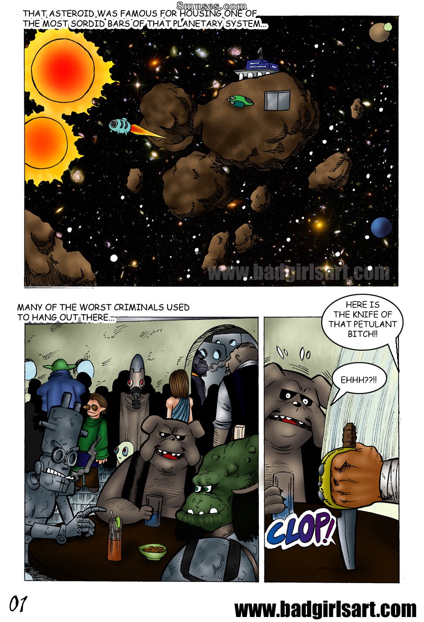 Bad Girls Art Comics - Contes de la cantine galactique - Le grand - Page 2