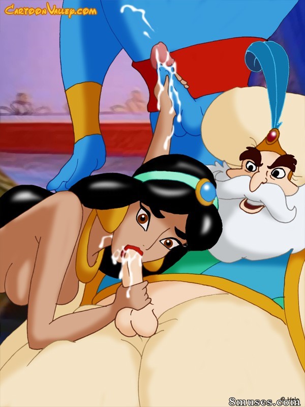Cartoon Valley - Jasmine in a hard orgy - Page 6