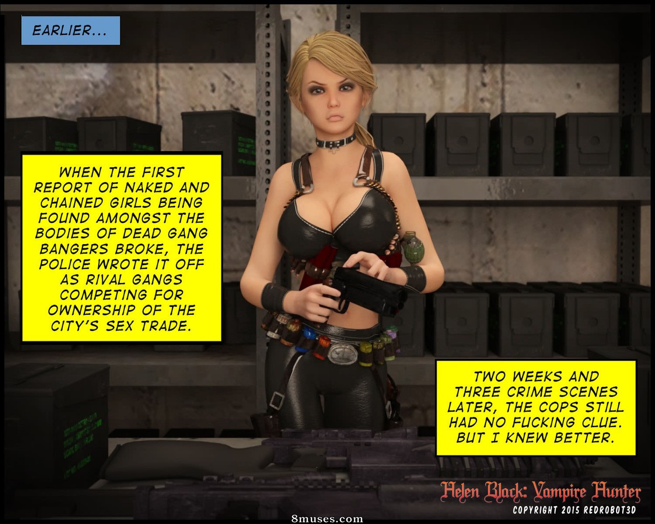 RedRobot3D - Helen Black - Vampire Hunter - A night in Paris - Page 4