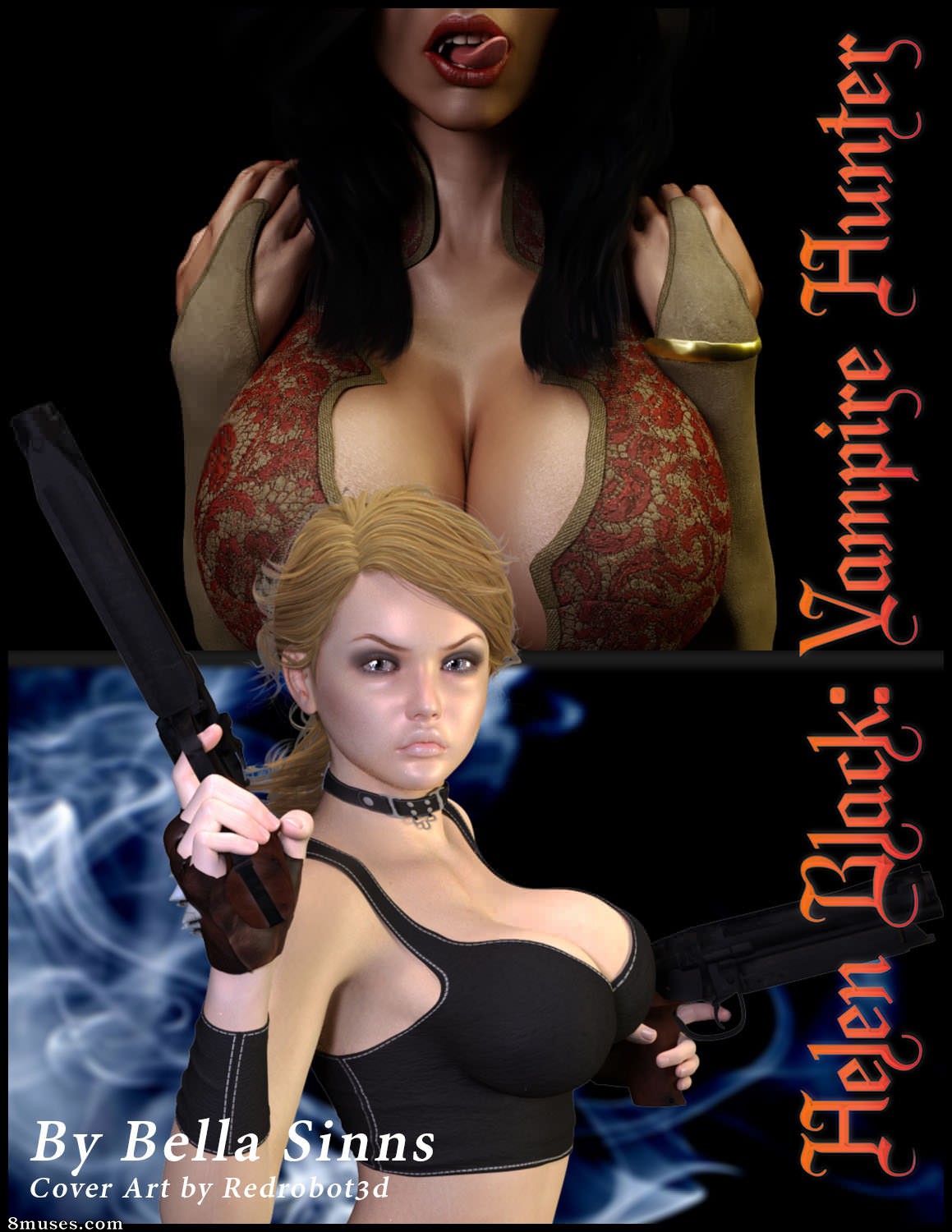 RedRobot3D - Helen Black - Vampire Hunter - A night in Paris - Page 1