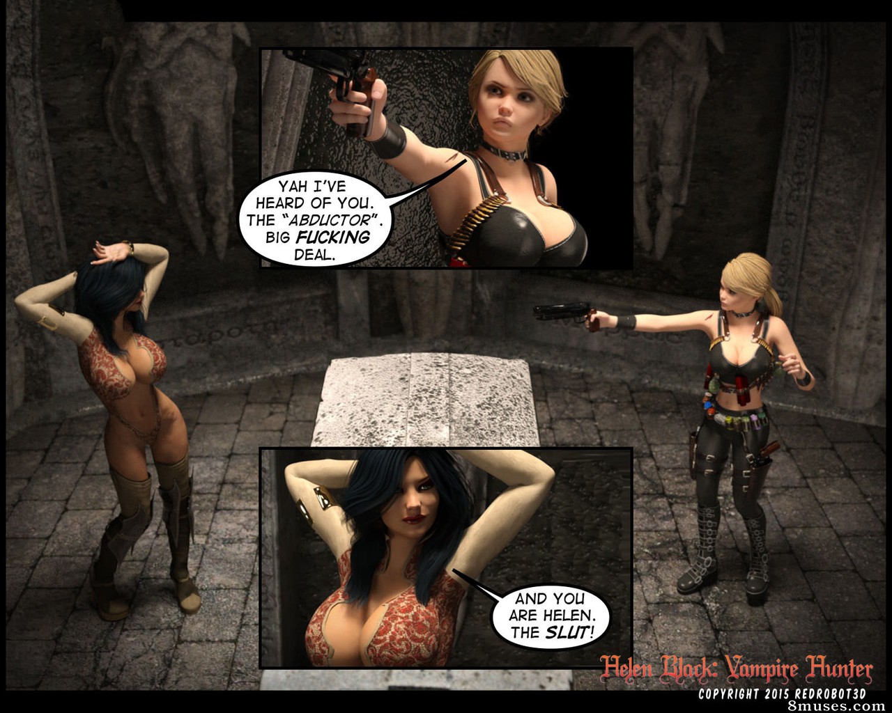 RedRobot3D - Helen Black - Vampire Hunter - A night in Paris - Page 21