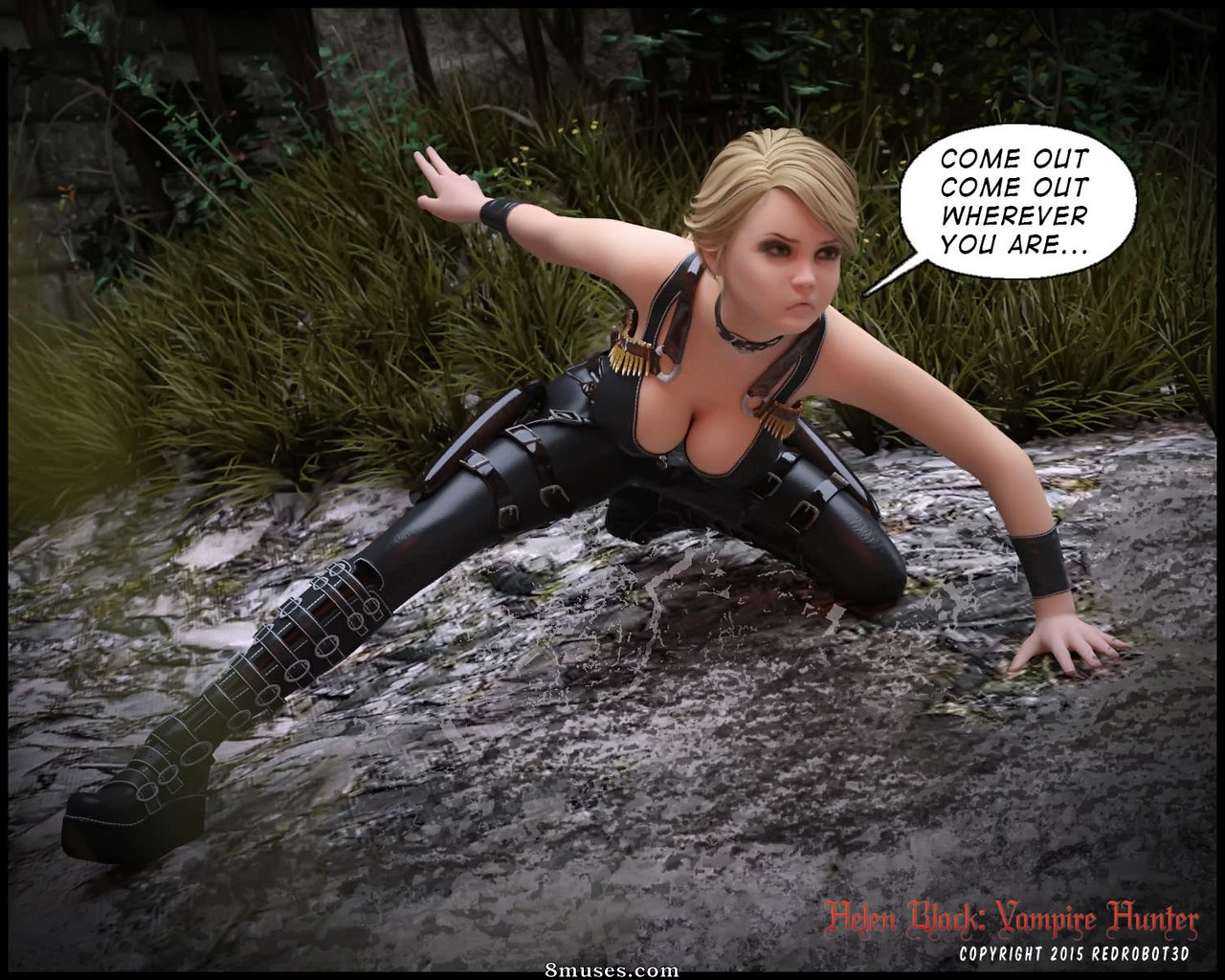 RedRobot3D - Helen Black - Vampire Hunter - A night in Paris - Page 6