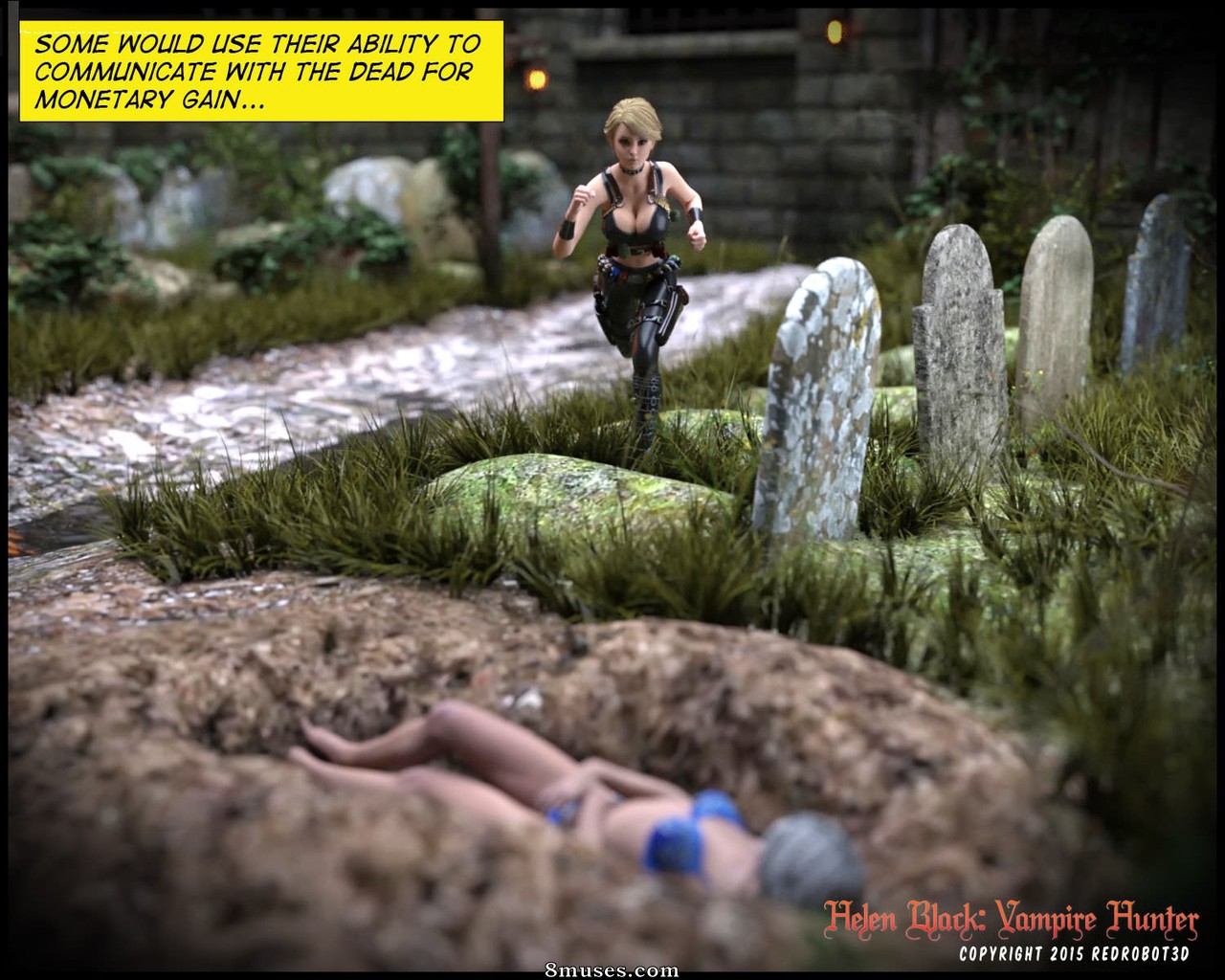 RedRobot3D - Helen Black - Vampire Hunter - A night in Paris - Page 10