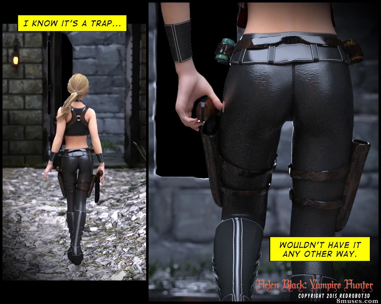 RedRobot3D - Helen Black - Vampire Hunter - A night in Paris - Page 18