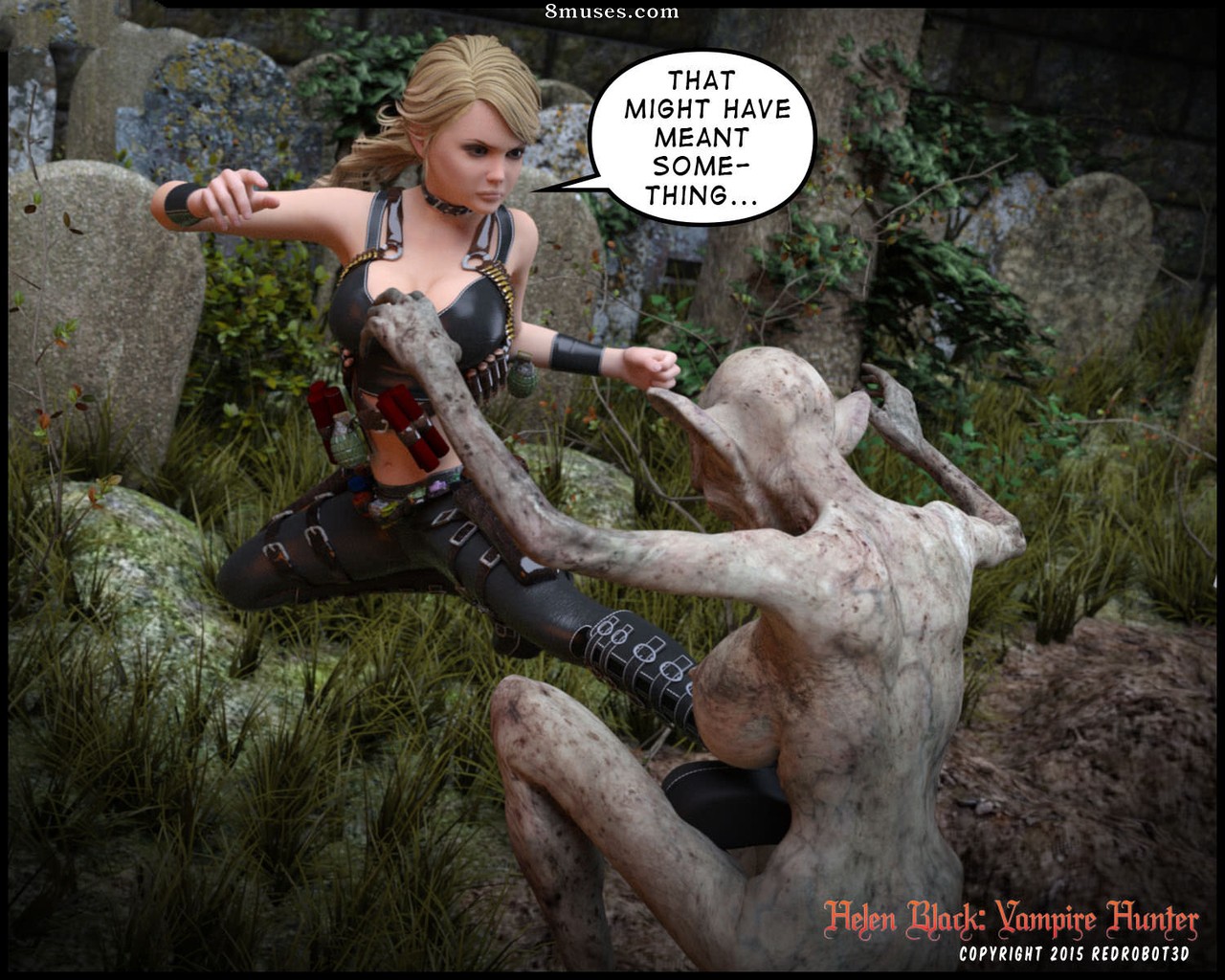 RedRobot3D - Helen Black - Vampire Hunter - A night in Paris - Page 15