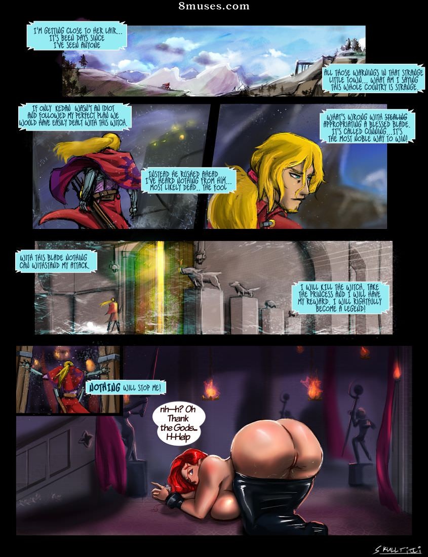 Skulltitti Comics - Six chevaliers et une sorcière - Page 1