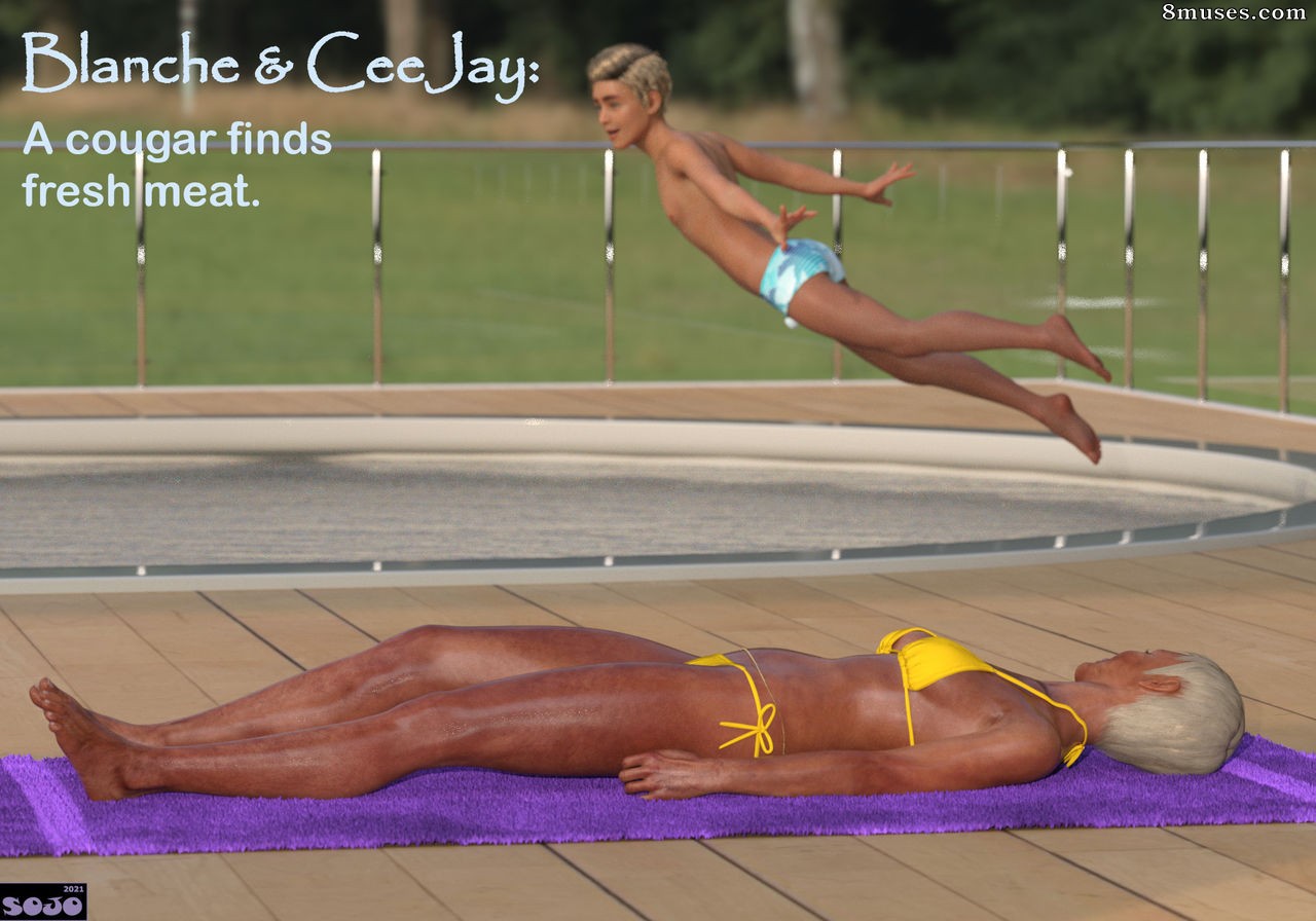 Sojo - Blanche & CeeJay - A cougar finds fresh meat - Page 1