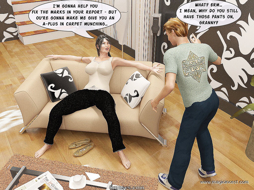 Page 13 | Magic-Incest-Comics/3D/Granny-knows-the-way-how-to-fix-everything  | 8muses - Sex Comics