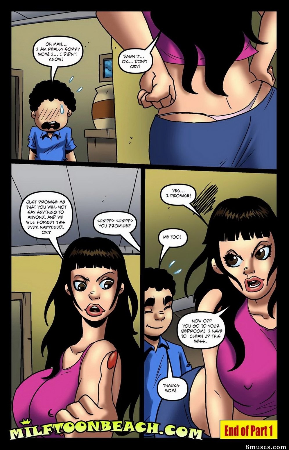 Page 13 | MilfToon-Comics/Milftoon-Beach/Night-Incest | 8muses - Sex Comics