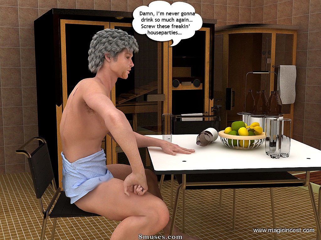 3D - Auntie gonna play with her bro and nephew - Page 1