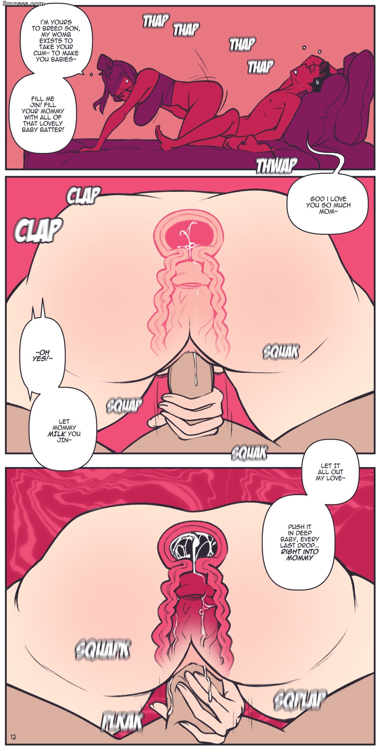 NotEnoughMilk Comics - Madre de raza - Página 13