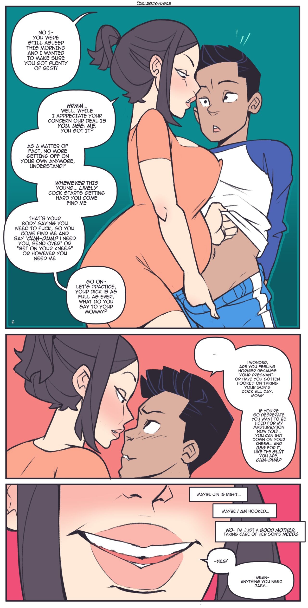 NotEnoughMilk Comics - Mãe da raça - Página 7