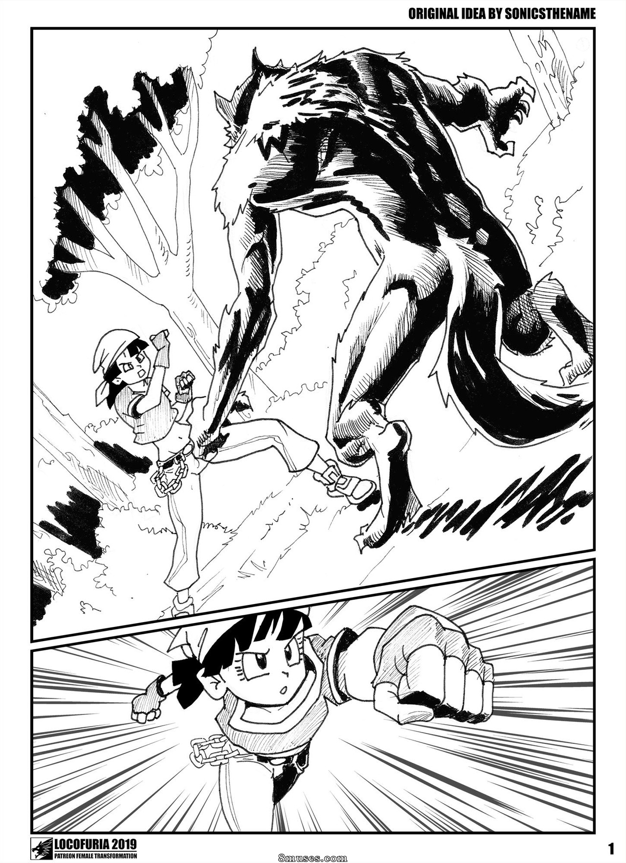 Locofuria Comics - Pan's Lunar Battle - Page 3