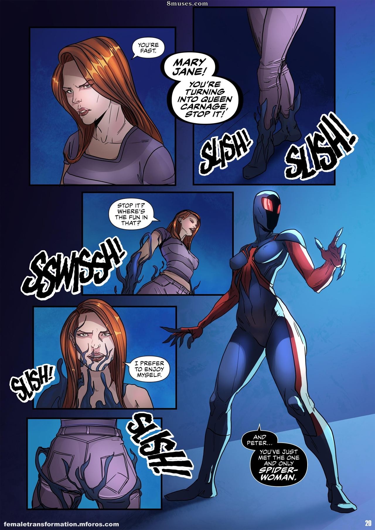 Page 23 | Locofuria-Comics/Symbiote-Queen/Issue-3 | 8muses - Sex Comics