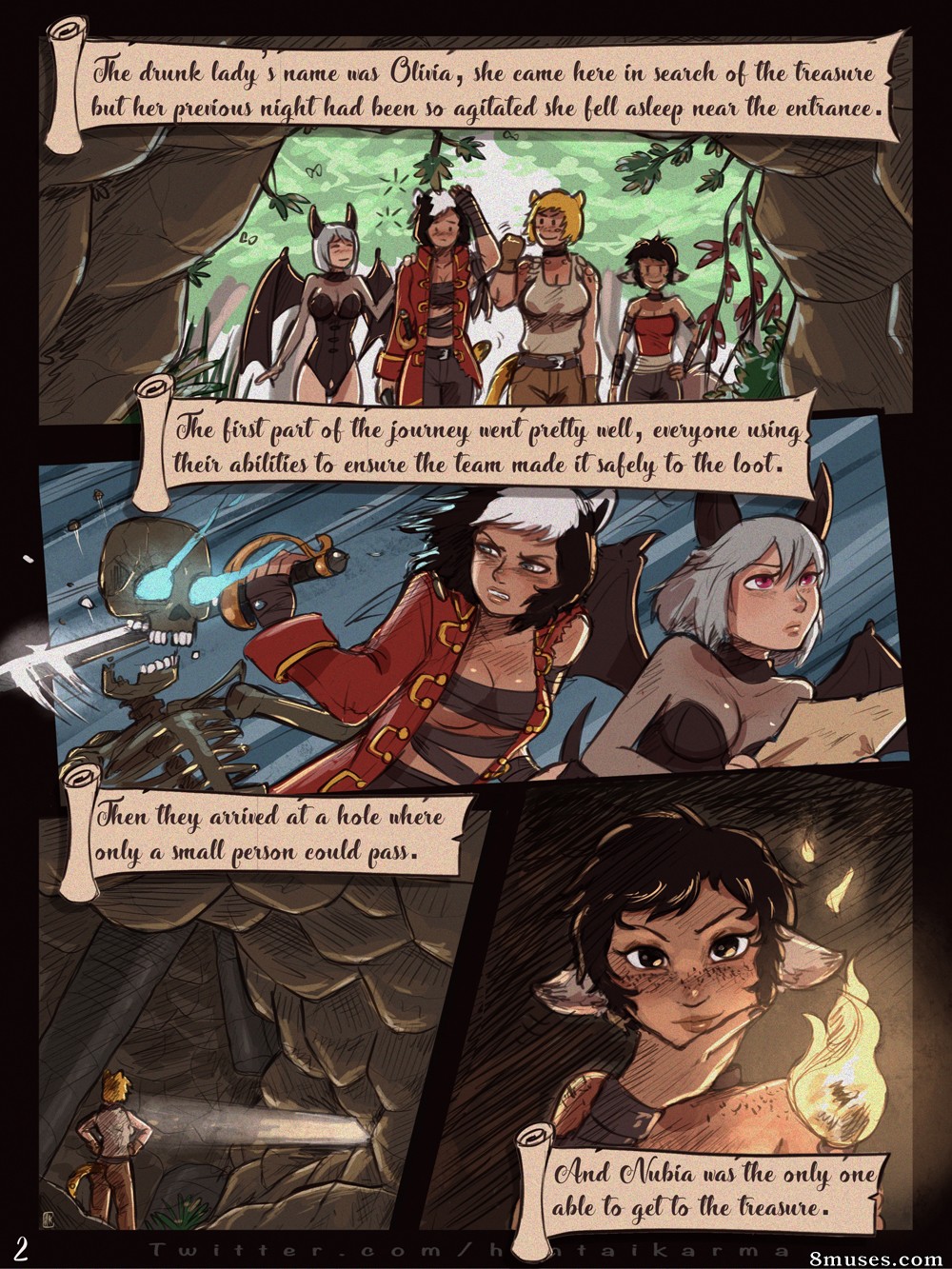 Crimson Karma Comics - The swindler's tale part 1 - Beauties in the deep - Page 3
