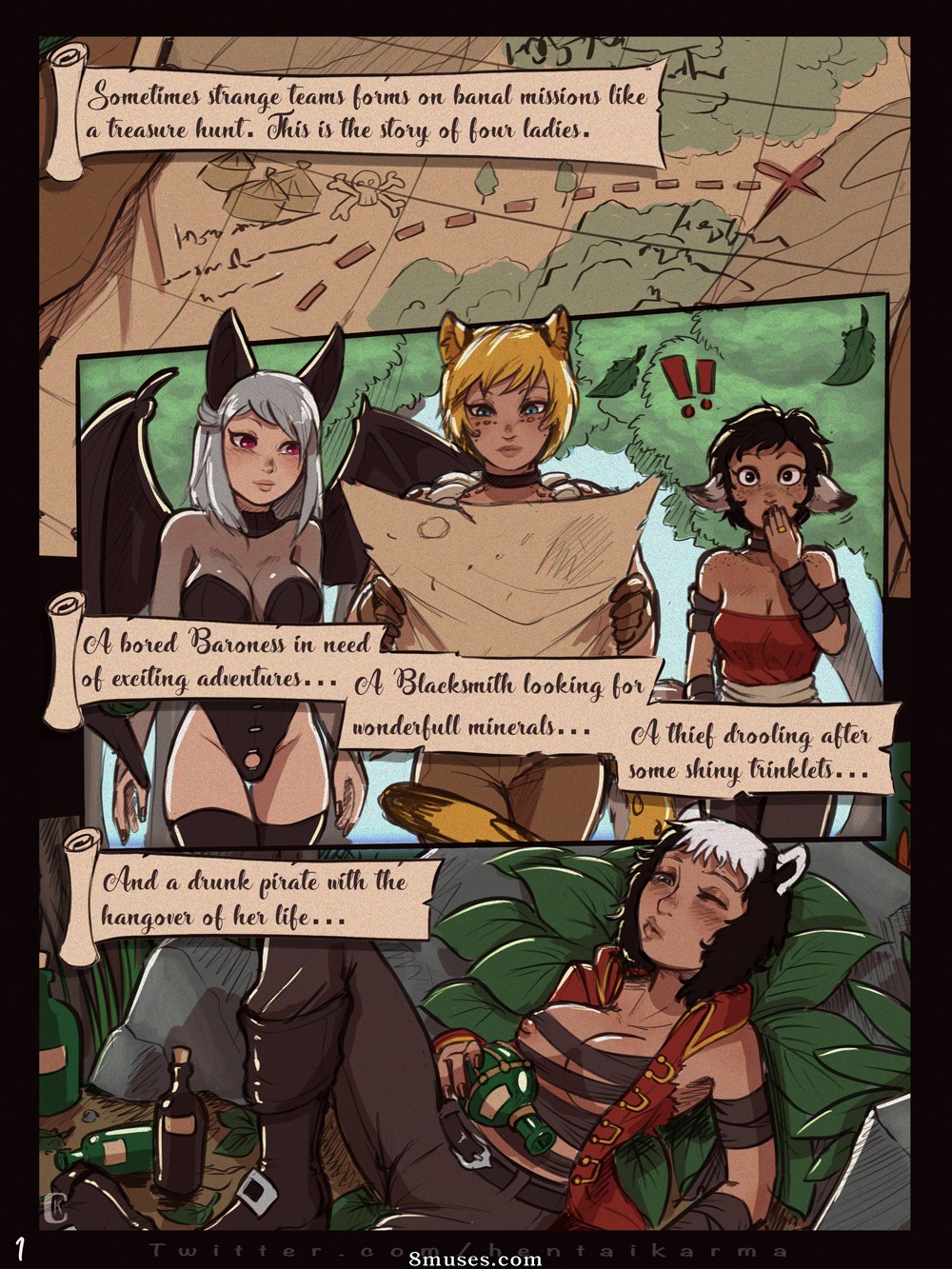 Crimson Karma Comics - The swindler's tale part 1 - Beauties in the deep - Page 2