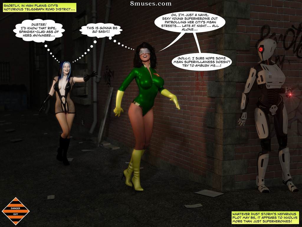 Superheroine Central Comics - Tempestade de areia - Página 5